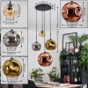 Ripoll Lámparas suspendidas, Luminarias esféricas, Lámpara colgante de clúster Colores ámbar, Cromo, dorado, Color cobre, Ahumado, 4 luces