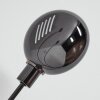 Nikkala Lámpara de pie Cromo, Negro, 3 luces