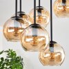 Koyoto Plafones, Luminarias esféricas Colores ámbar, 9 luces