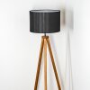 Soungou Lámpara de pie Crudo, Negro, 1 luz
