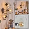 Ripoll Luminarias esféricas, Apliques dorado, Negro, 3 luces