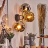 Ripoll Luminarias esféricas, Apliques dorado, Negro, 3 luces