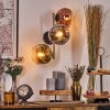 Ripoll Luminarias esféricas, Apliques dorado, Negro, 3 luces