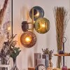 Koyoto Luminarias esféricas, Apliques dorado, Negro, 3 luces