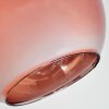Koyoto Plafones, Luminarias esféricas 52 cm Color cobre, 5 luces
