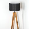 Soungou Lámpara de pie Crudo, Negro, 1 luz