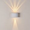 Windhoek Aplique para exterior LED Blanca, 2 luces