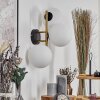 Gastor Luminarias esféricas, Apliques dorado, Negro, 3 luces