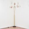Bassagoda Lámpara de pie Latón, Negro, 3 luces