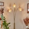 Cavaca Lámpara de pie Latón, Negro, 3 luces