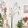 Bassagoda Lámpara de pie Cromo, Negro, 5 luces