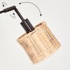 Cavaca Lámpara de pie Cromo, Negro, 5 luces