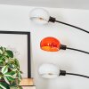 Nikkala Lámpara de pie Cromo, Negro, 5 luces