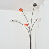 Nikkala Lámpara de pie Cromo, Negro, 5 luces