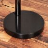 Nikkala Lámpara de pie Cromo, Negro, 3 luces