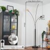 Nikkala Lámpara de pie Cromo, Negro, 3 luces