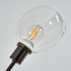 Nikkala Lámpara de pie Cromo, Negro, 3 luces