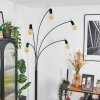Codecreo Lámpara de pie Negro, 5 luces