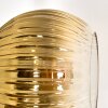 Koyoto Lámpara de pie 31 cm dorado, Transparente, 5 luces