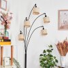 Sabadim Lámpara de pie Negro, 5 luces