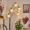 Sabadim Lámpara de pie Negro, 5 luces