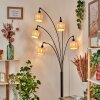Cavaca Lámpara de pie Negro, 5 luces