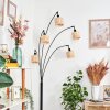 Cavaca Lámpara de pie Negro, 5 luces