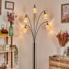 Cavaca Lámpara de pie Negro, 5 luces