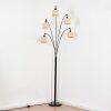 Cavaca Lámpara de pie Negro, 5 luces