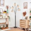 Cavaca Lámpara de pie Negro, 5 luces