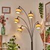 Chellas Lámpara de pie Negro, 5 luces
