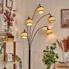 Chellas Lámpara de pie Negro, 5 luces