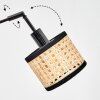 Ramila Lámpara de pie Cromo, Negro, 5 luces