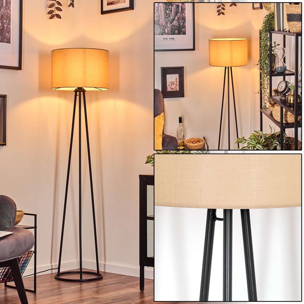 Soungou Lámpara de pie Negro, 1 luz main product photo