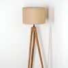 Soungou Lámpara de pie Crudo, Negro, 1 luz