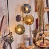 Ripoll Luminarias esféricas, Apliques dorado, Negro, 3 luces