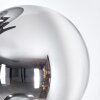 Gastor Lámpara de pie Cromo, Transparente, Ahumado, 6 luces