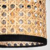 Ramila Lámpara de pie Níquel-mate, Negro, 5 luces