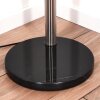 Cavaca Lámpara de pie Níquel-mate, Negro, 3 luces