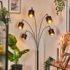 Alsen Lámpara de pie Negro, 5 luces