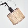Bongal Lámpara de pie Cromo, Negro, 5 luces