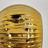 Ripoll Luminarias esféricas, Apliques dorado, Negro, 3 luces