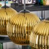 Koyoto Lámparas suspendidas, Luminarias esféricas, Lámparas colgantes dorado, 4 luces