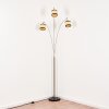 Chellas Lámpara de pie Níquel-mate, Negro, 3 luces
