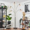 Codecreo Lámpara de pie Níquel-mate, Negro, 5 luces
