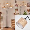 Bongal Lámpara de pie Negro, 3 luces