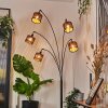 Cando Lámpara de pie Negro, 5 luces