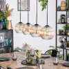 Koyoto Lámparas suspendidas, Luminarias esféricas, Lámparas colgantes Colores ámbar, Transparente, 4 luces