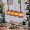 Koyoto Lámparas suspendidas, Luminarias esféricas, Lámparas colgantes Color cobre, 4 luces