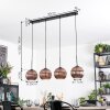 Koyoto Lámparas suspendidas, Luminarias esféricas, Lámparas colgantes Color cobre, 4 luces